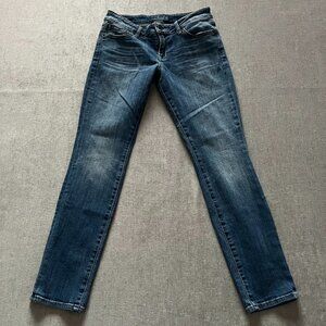Lucky Brand Lolita Skinny Jeans Women 2/26 Blue Denim Mid Rise Stretch Casual